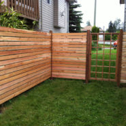 Cedar Fencing and Lattice Gate