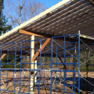 Large Span Metal Shed Roof for Added Storage.