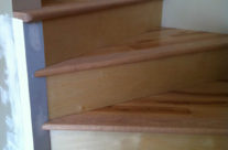 Finishing of a Corner Staircase